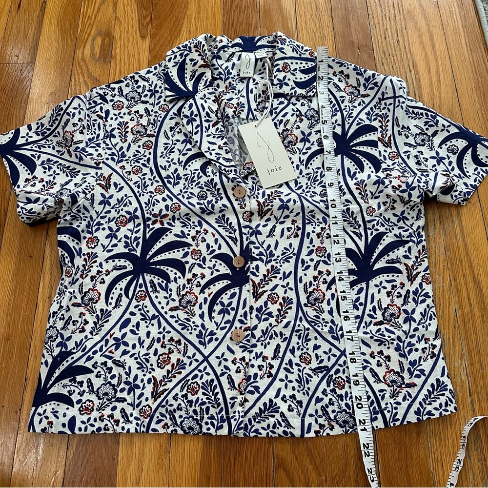 Joie boho batik print pattern linen blend shorts and top set, NWT - Picture 9 of 12